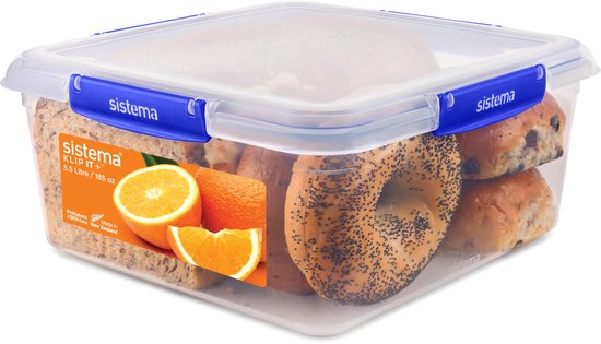 Sistema Klip It + boîte de rangement - carrée - 5,5L