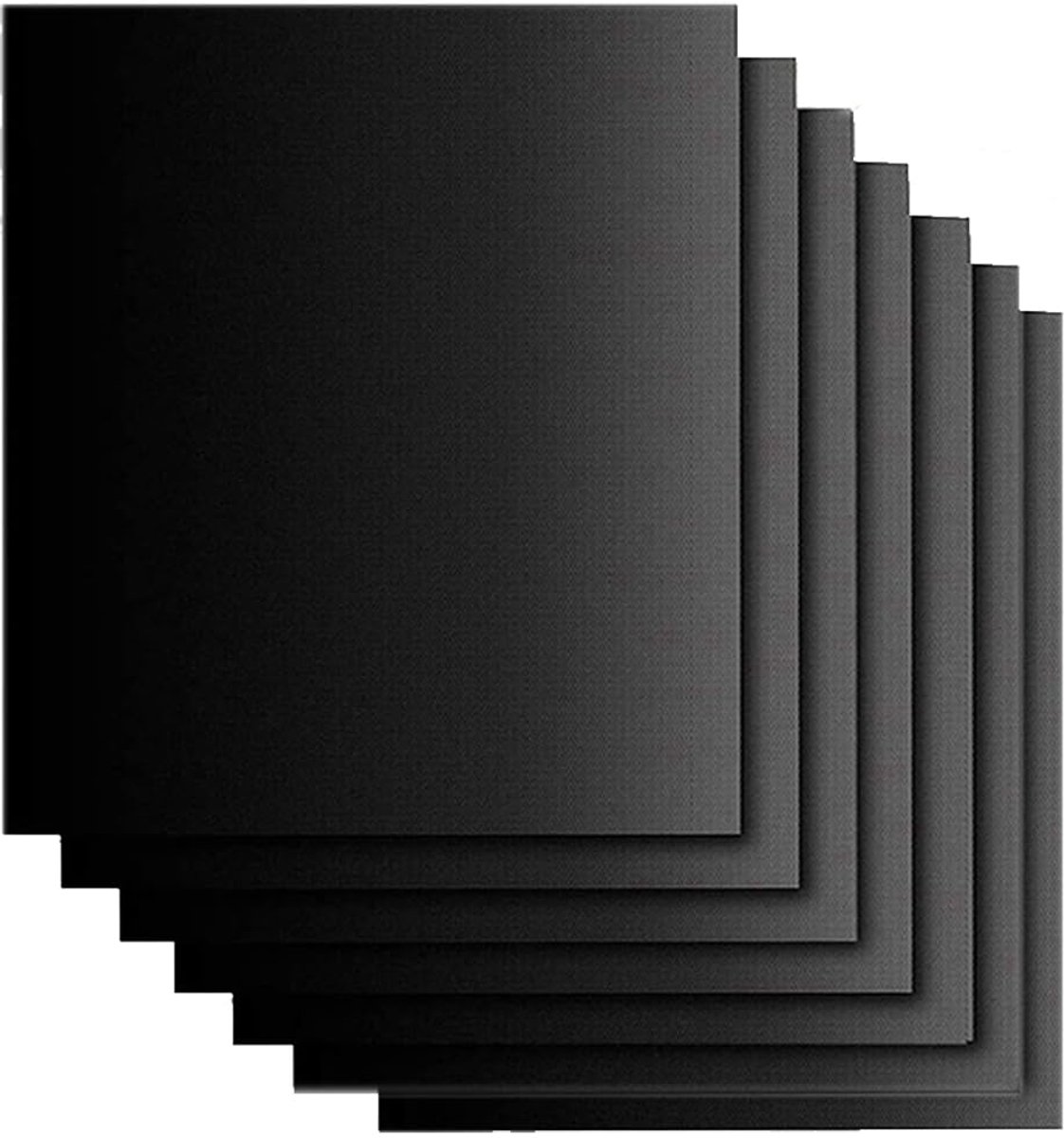 GQC BBQ Grillmatten, Set van 6 BBQ Anti-aanbak Grillfolie Herbruikbaar PFOA-vrij Grillpapier Grill- en Bakmat voor Vlees, Vis en Groenten 40 x 32,5 cm BBQ en Bakken Grill Accessoires Mat