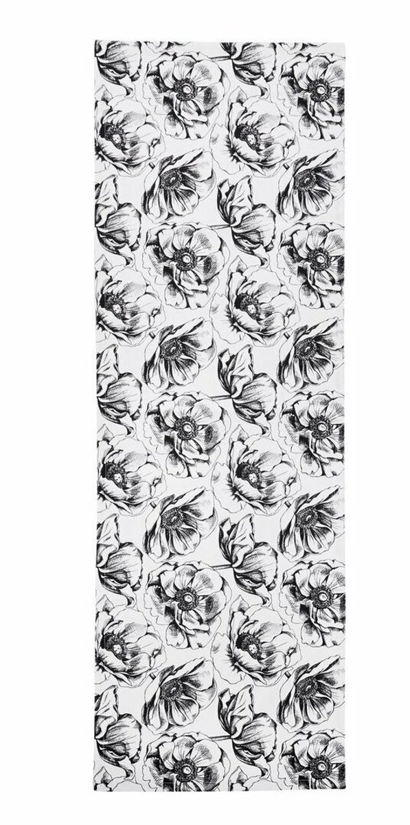 Tafelloper Black Roses 150 x 45 cm. Zwarte Rozen