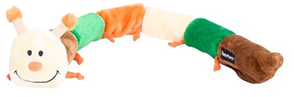 Honden speelgoed - Zippy paws - Rups - 6 Piepers - Knuffel - Forrest - Rups