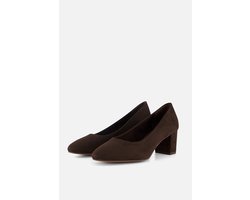 Marco Tozzi Pumps bruin Textiel - Dames - Maat 39