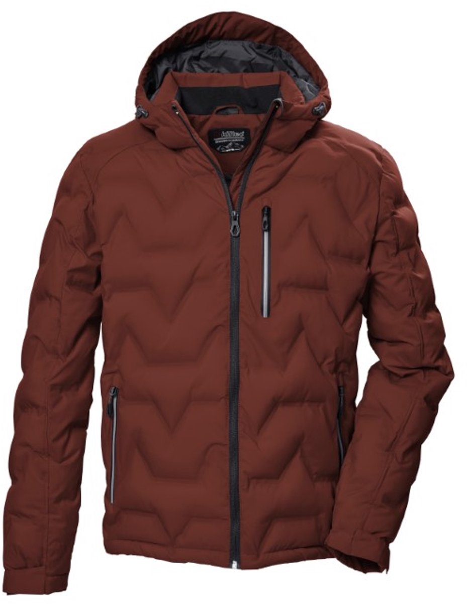 Killtec heren winterjas - padded - 41834 - rood - maat XXL