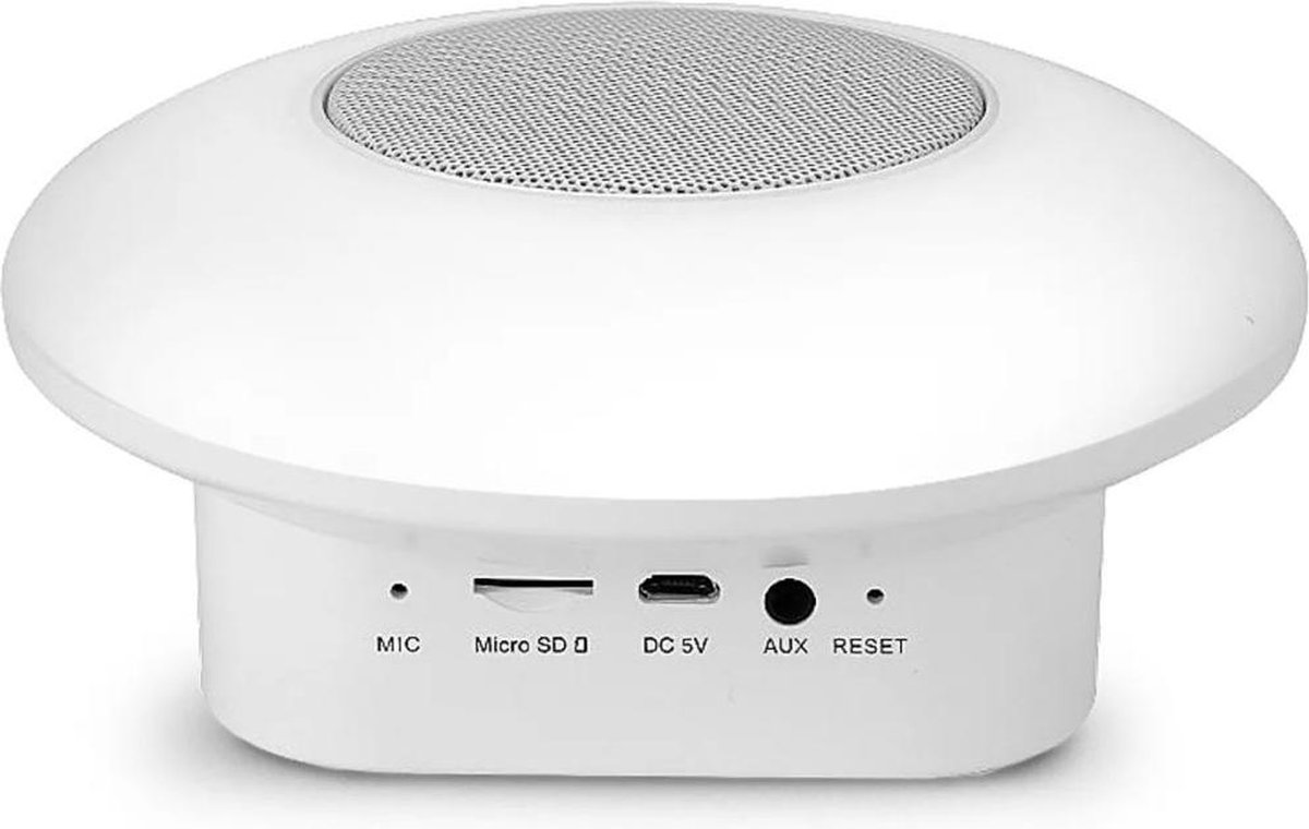 SMOOZ Bluetooth Speaker met LED RGB Verlichting - Draadloos Compact en Stijlvol