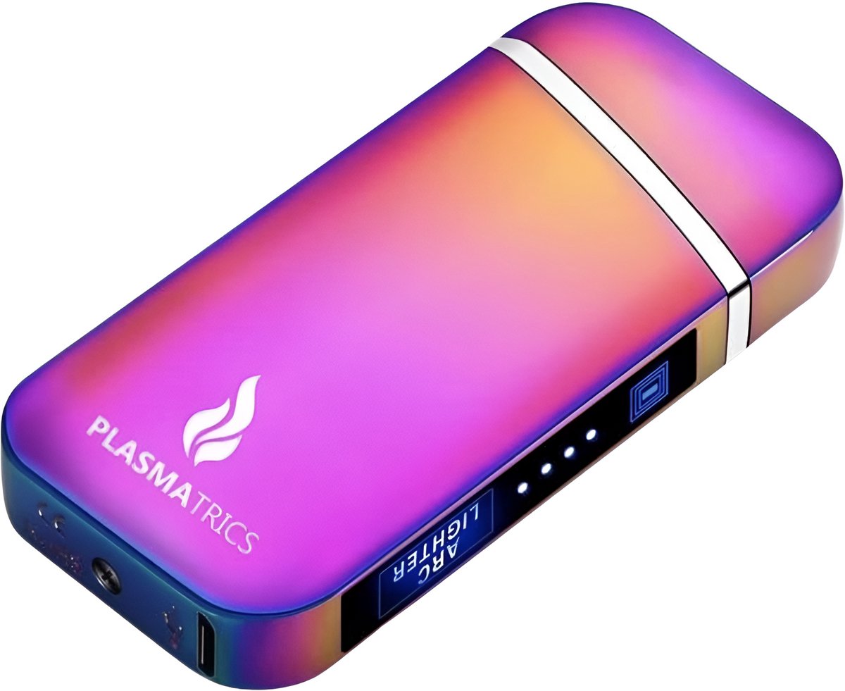 Goedkoopste Elektrische Plasma Aansteker | USB oplaadbaar | Wind en storm bestendig | Voor vuurwerk - Pyro liefhebbers| Plasmatrics - Regenboog