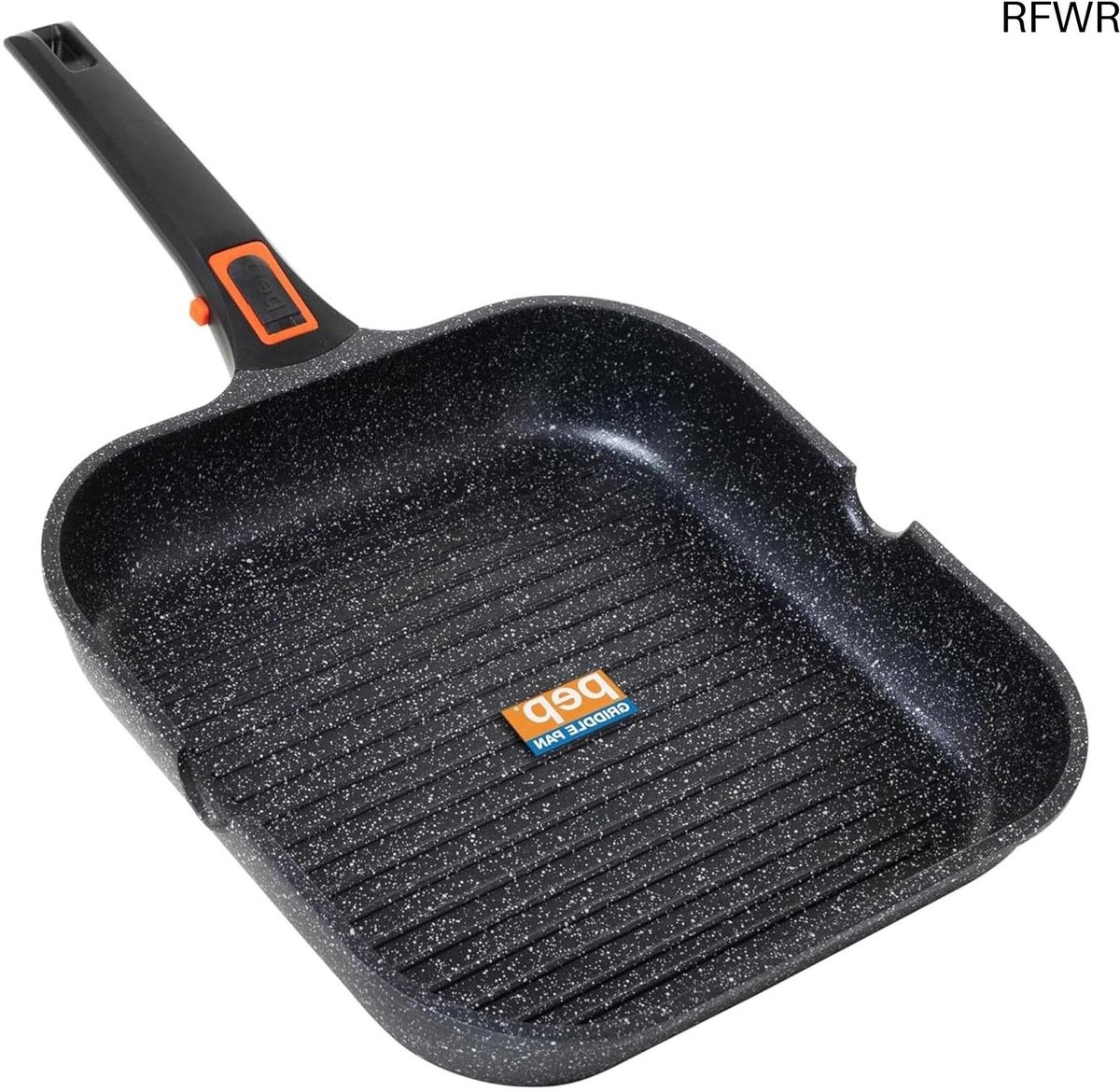 RFWR® Bakplaat Pan 29cm met Afneembare Handvat - Geschikt voor Inductie, Gas en Elektrisch
