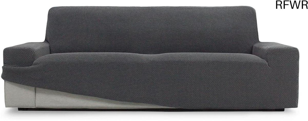RFWR® Universele elastische bankhoes voor 2-zitsbanken 140-180 cm - Verstelbare jacquard stof - Hypoallergeen en machinewasbaar