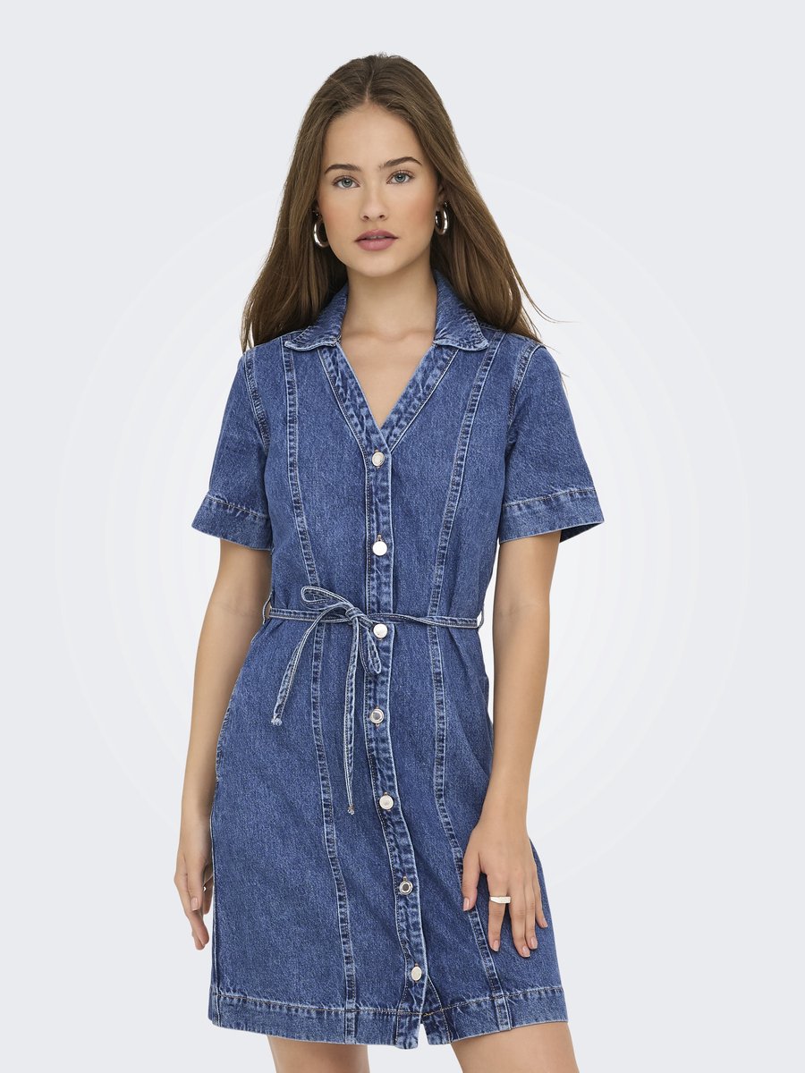ONLY Denim jurk ONLFINA Korte jurk