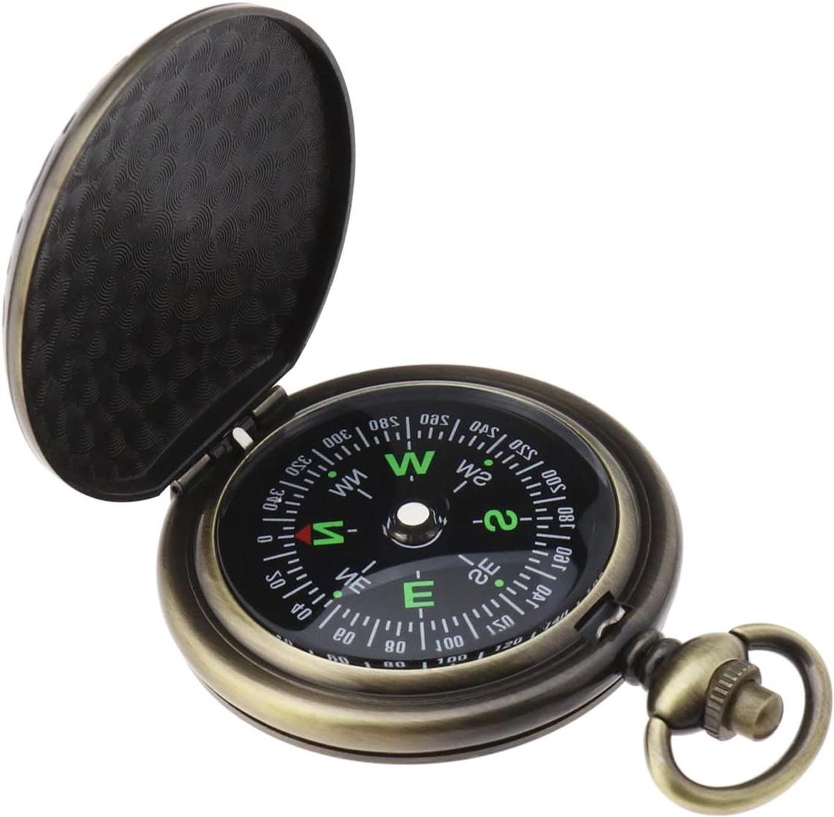 Allecto Plus - Draagbaar Kompas voor Camping en Survival - Metaal - Outdoor Navigatie Gereedschap - Kinderen Hiking Navigatie Gadget