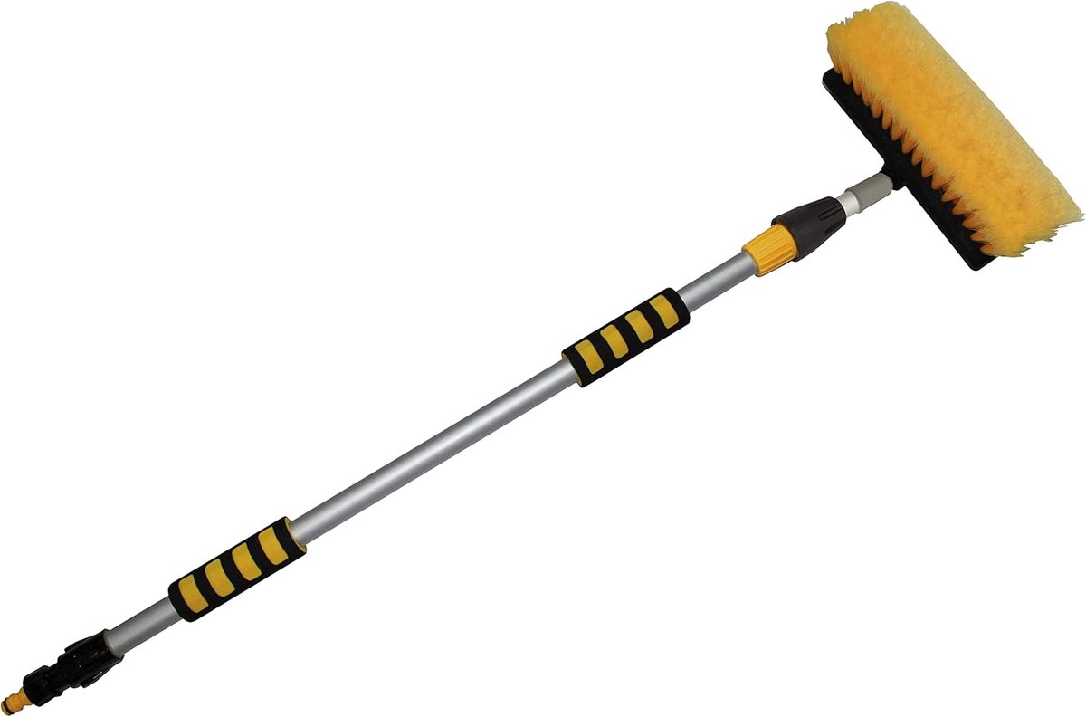 Petex 432340 Telescopische Wasborstel Geel 109 - 165 cm