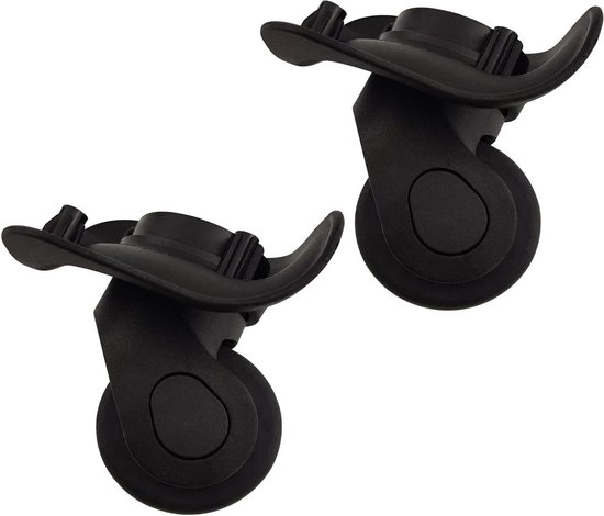 Roulettes De Rechange Pour Valise - 1 Paire Universelle Pivotante 360°, Pour Valises à Coque Souple Ou Rigide - 4