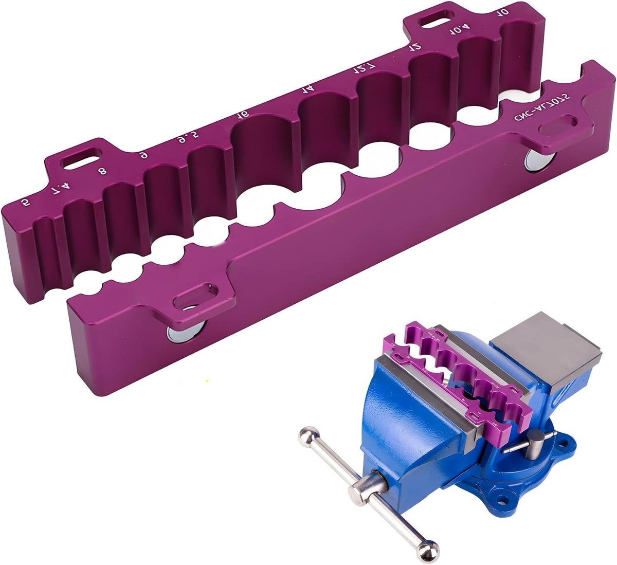 Allecto Plus - Fiets Achter Schokdemper Beugel - Voorvork Reparatie Tool met Suspension Vise - Soft Kaak - Aluminium - Pinch Rack - Fiets Reparatie