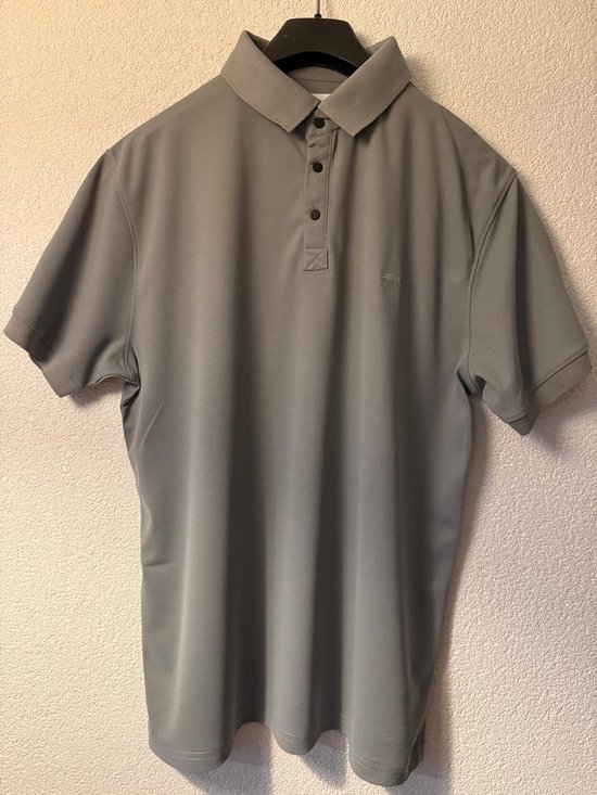 Polo en Katoen et polyester. Couleur : Grijs. Taille : L.