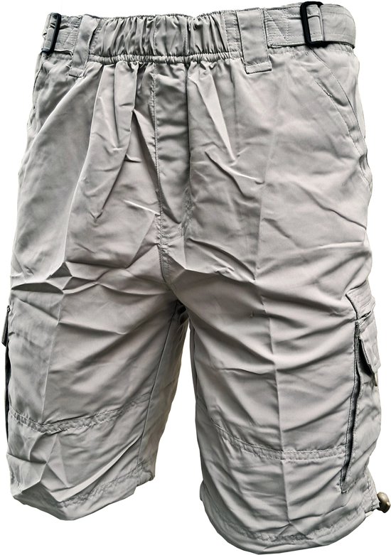 Pantalon de randonnée court à séchage rapide, léger, kaki, pour femme et homme, taille 2XL
