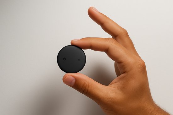 24Tracked - Wireless Smart Tag - ZWART - VOOR ANDROID - Android tracker – GPS Tracker - Real-time tracking - Key finder - Koffer tracker - Bagage tracker - Werkt met Google Find My Device - Vind-plek van Google - Tag android