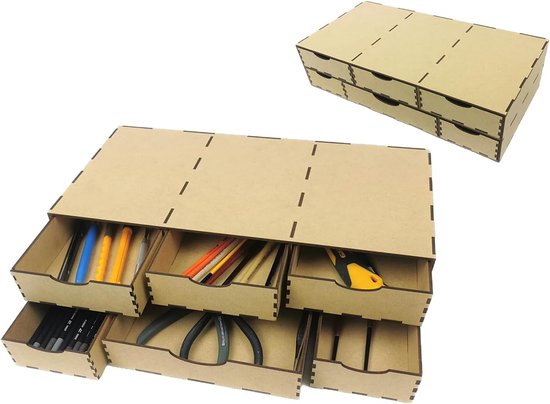 Organisateur de Modélisme avec tiroirs - Porte-couleurs et porte-outils - 1 pièce