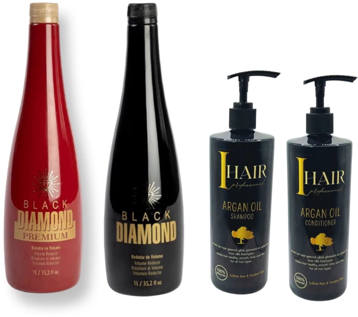 Black Diamond Proteïne & Black Diamond Premium keratine & onderhoud producten Organic