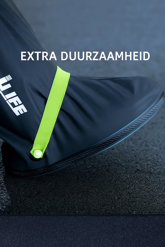 Waterdichte Overschoenen met Rits - Overschoenen fiets - Herbruikbare Regenschoenen voor Fiets & Scooter - Reflecterend, Antislip & Opvouwbaar - Schoenhoezen voor Fietsen, Wandelen, Kamperen & Motorkleding - Maat 36-37 — afbeelding 5