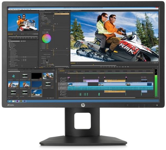 HP Z Display Z24i Monitor - 24 inch - 1920x1200 - DisplayPort - VGA - DVI - Zwart - Verstelbare voet