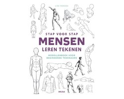 Stap voor stap mensen leren tekenen