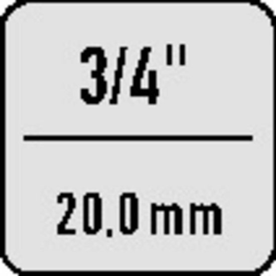 Gedore IN 32 17 6275930 6 pans intérieurs Embout de tournevis 17 mm 3/4 (20 mm)