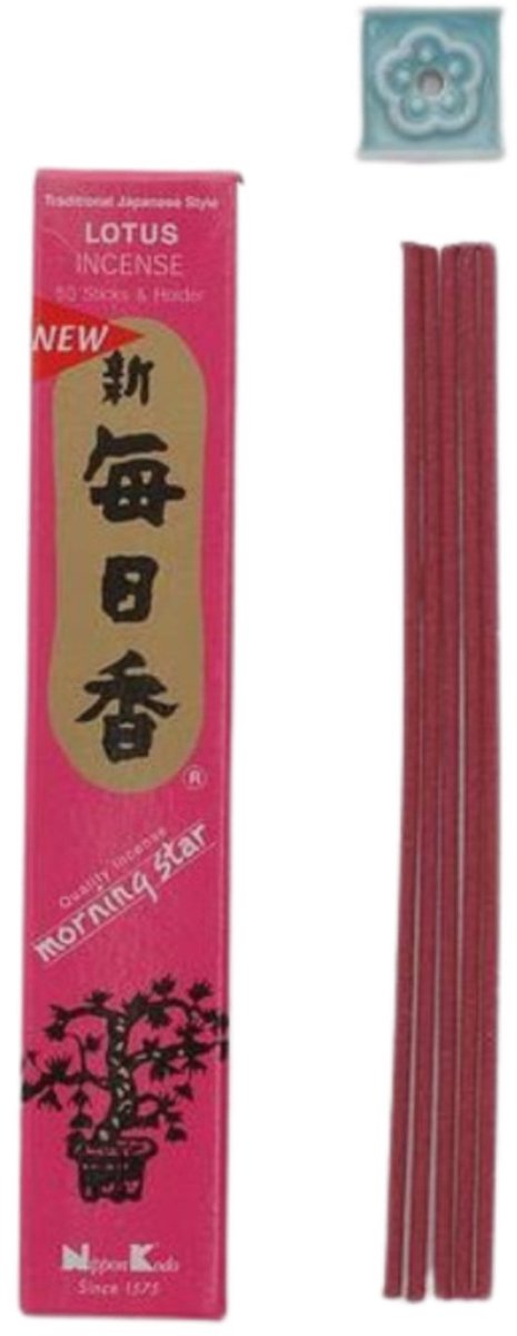 Goedkoopste Wierook Morning Star Lotus - Nippon Kodo - 50 stuks