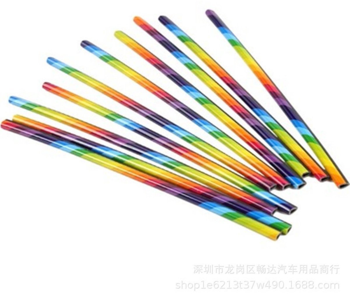 Image of 20-pack decoratieve strips voor auto-airconditioners - DIY decoratieve strips voor ventilatieroosters - Buigzame accessoires voor auto-interieurs - Decoratieve strips voor de meeste ventilatieroosters (kleurrijk)