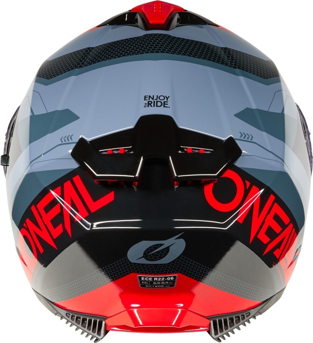 O'NEAL Challenger EXO V.25 Black Grey Red Full Face Helmet - Maat L - Helm