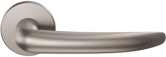 GPF3085.A3-00 Poignée de porte Tino sur rosace ronde Mocca blend, 50x8mm