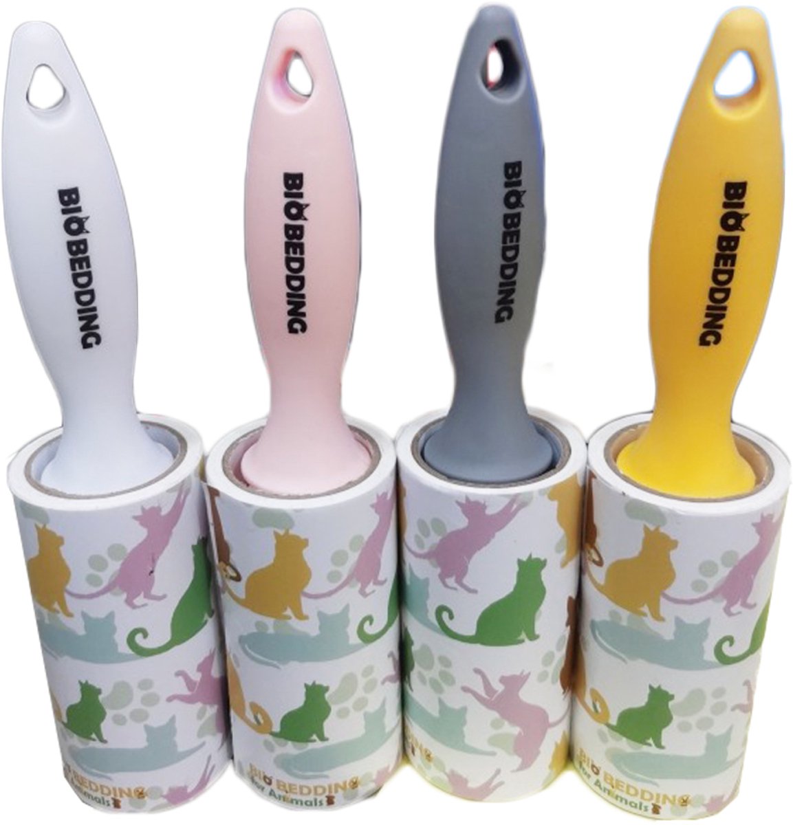 Kleefroller Grijs – 900 Vellen | Pluizenroller – Kledingroller – Lintroller – Haarverwijderaar – Voor Kattenharen, Hondenharen, Stof en Pluisjes – Plakroller – Navulbaar