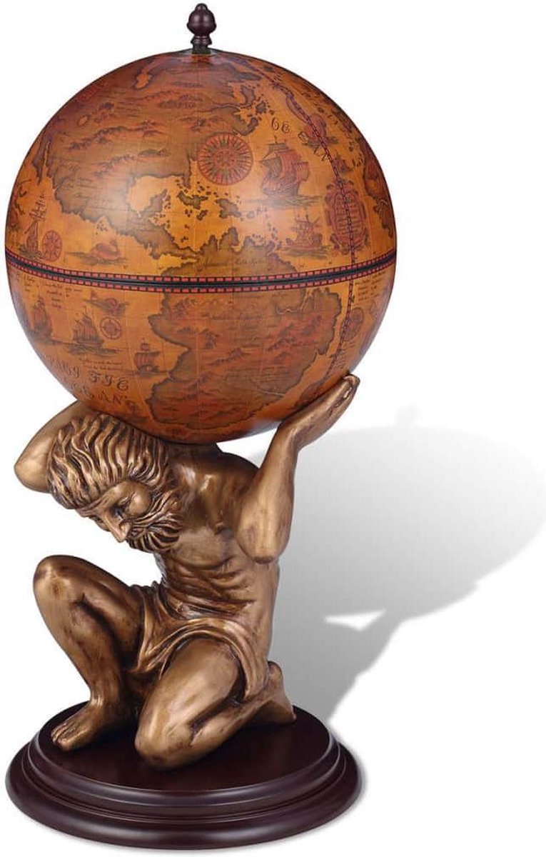 vidaXL - Globebar - Atlas - 42x42x85 - cm