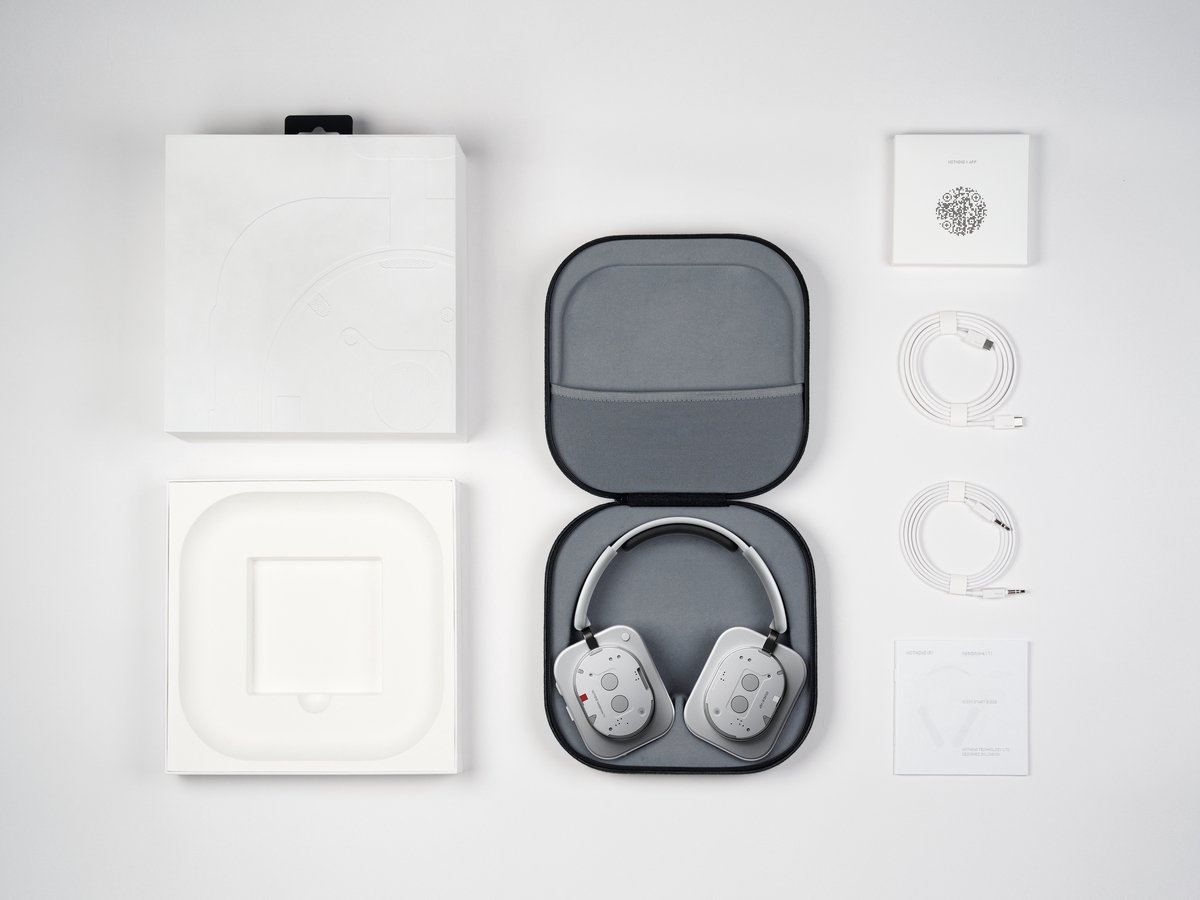 Nothing Nothing Headphone（1） ホワイト Nothing Headphone (1)| ワイヤレスANCオーバーイヤー型