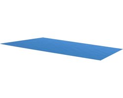 vidaXL - Zonne - Zwembad - Dek - 549 - x - 274 - cm - 0,1 - mm - Vierkant - 0,1 - mm - PE - Blauw