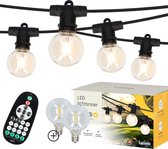 Bol.com Latium IP65 Waterdicht Lichtsnoer 12 meter Inclusief Afstandsbediening - Buitenverlichting - Tuinverlichting - Prikkabel... aanbieding