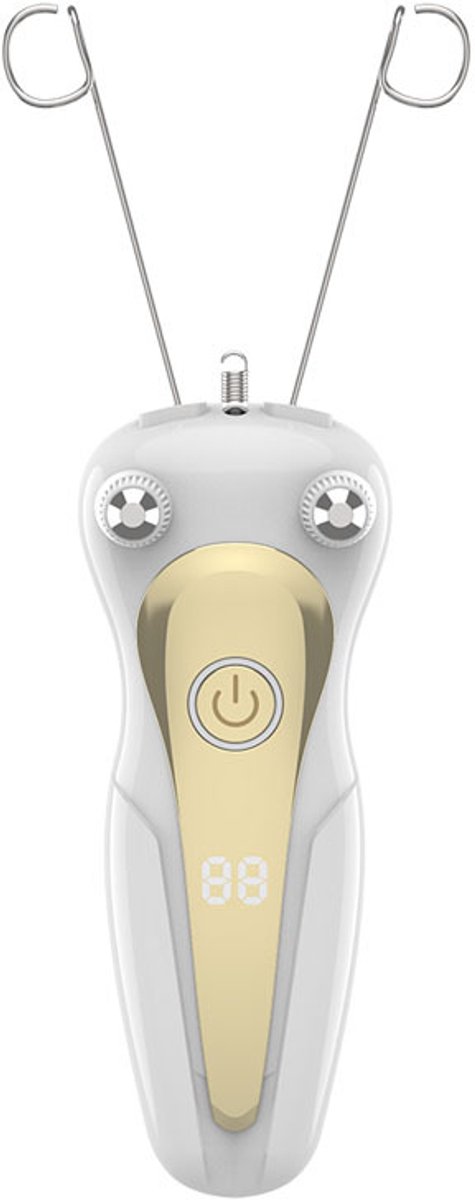 Elektrische gezichts-epilator voor vrouwen - Elektrische gezichts-epilator - USB-gezichtsepilator met LED - Gezichtsepilator voor vrouwen - Gezichtsmassager - Scheerapparaat — afbeelding 1