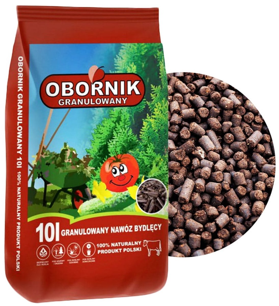 Biovita Obornik Serie - Granuleren Koeienmest - 10L - Natuurlijke Meststof - Duurzaam