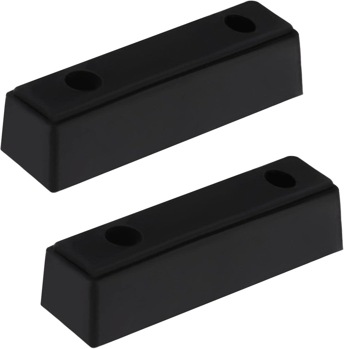Allecto Plus - Rubber Bump Stop Buffer voor Vrachtwagen en Camper - Anti-Collision Blok - Staal Deur Voertuig - 210x50x50mm Zwart