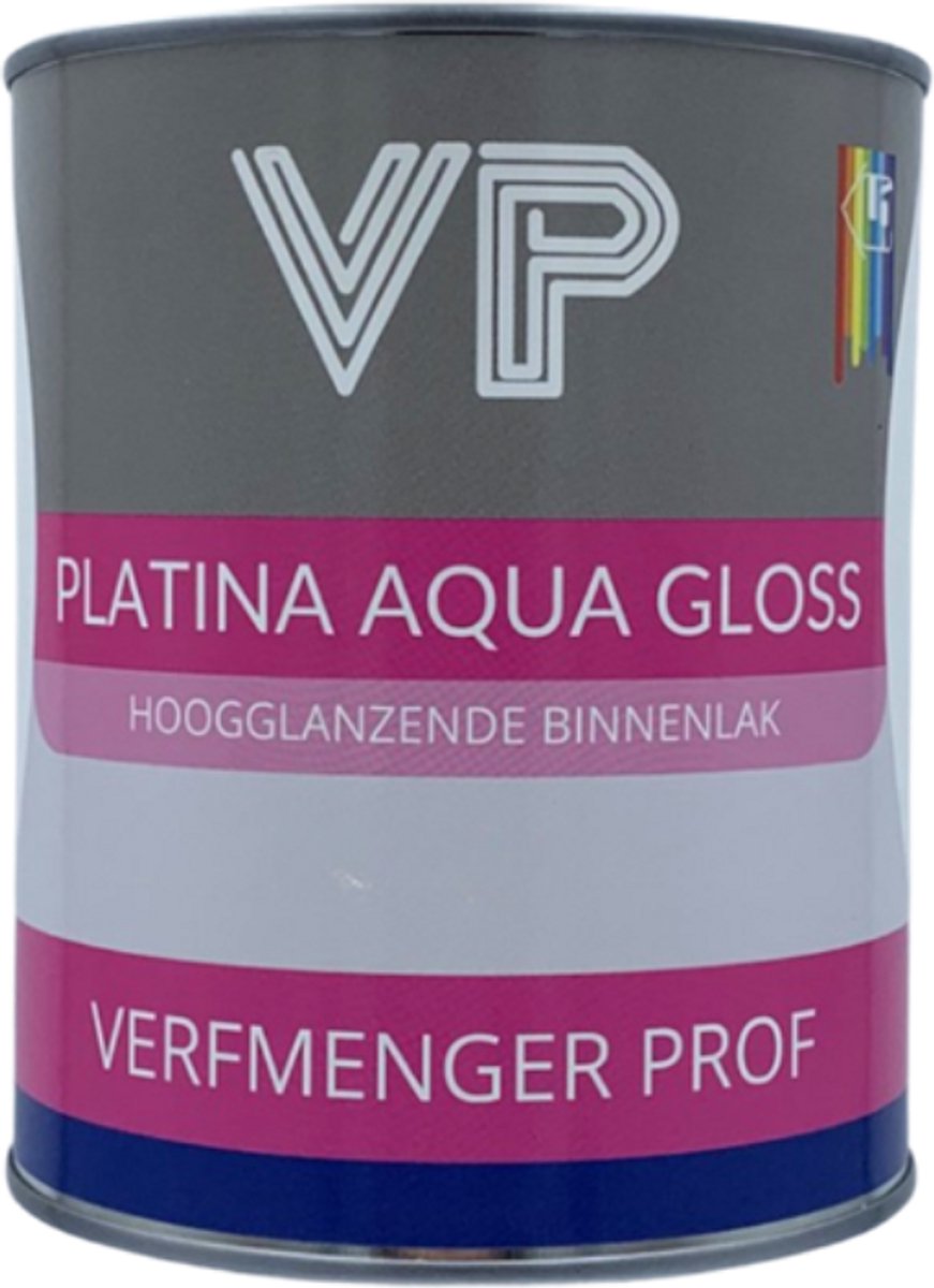 VP Platina Aqua Gloss 1 liter RAL 9005 Mengkleur