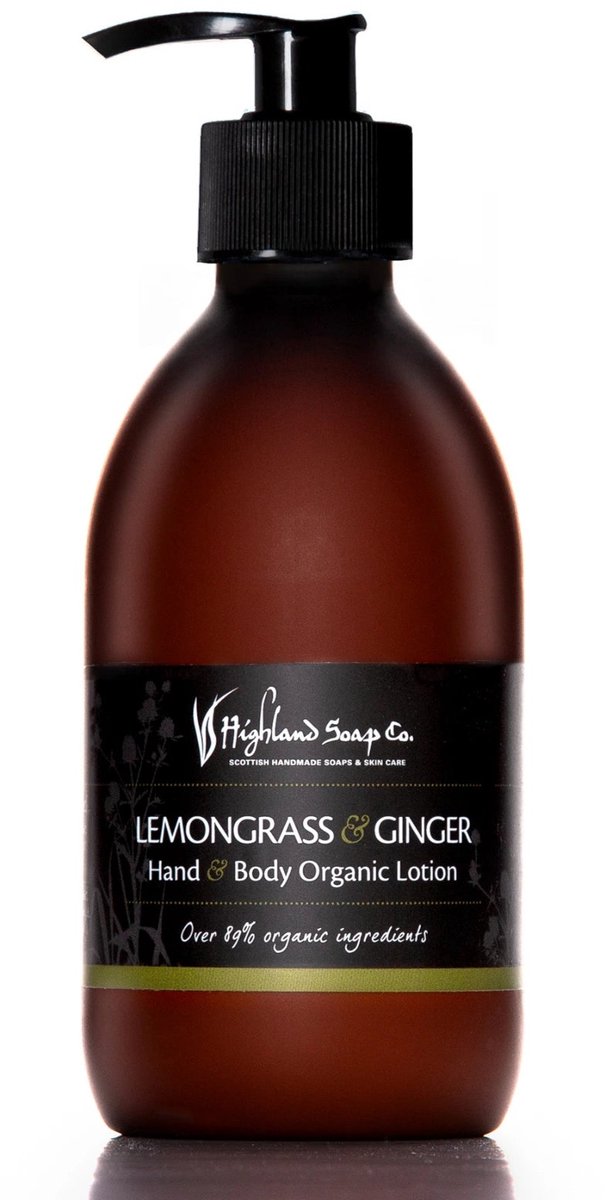 Lemongrass & Ginger – Fris & Pittig - Biologische Hand- & Bodylotion 300ml