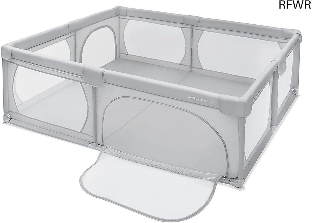 RFWR® Veilige Babypen Activiteitencentrum voor Kinderen - Antislip, Waterdicht en Draagtas - 200 x 140 cm