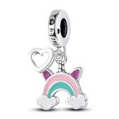 Bedel unicorn - hartje - bedel armand - geluks poppetje - geluksbedel