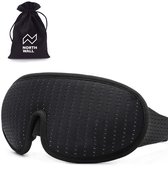 Northwall Luxe Slaapmasker voor Mannen en Vrouwen - 100% Verduisterend - 3D Ergonomisch Traagschuim - Oog Masker met Opbergzakje