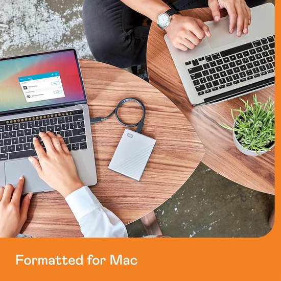 RFWR® 4TB Draagbare HDD voor Mac met USB-C, Back-up en Wachtwoordbeveiliging van Merkloos — afbeelding 4