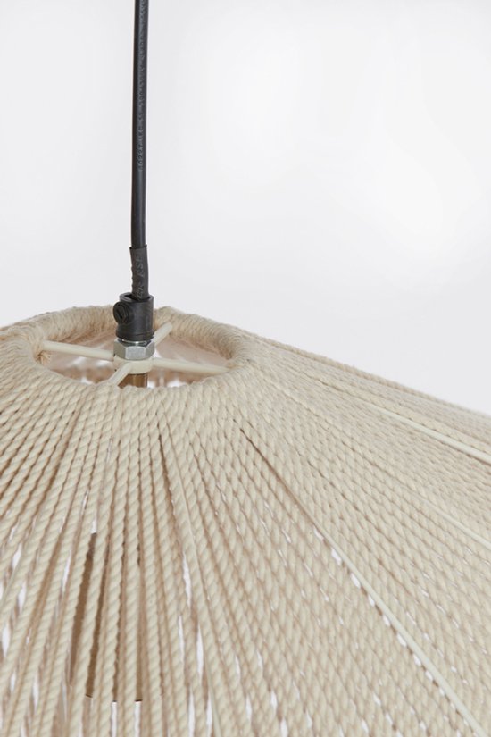Light & Living Hanglamp Felida - Crème - Ø53cm - Modern - Hanglampen Eetkamer, Slaapkamer, Woonkamer
