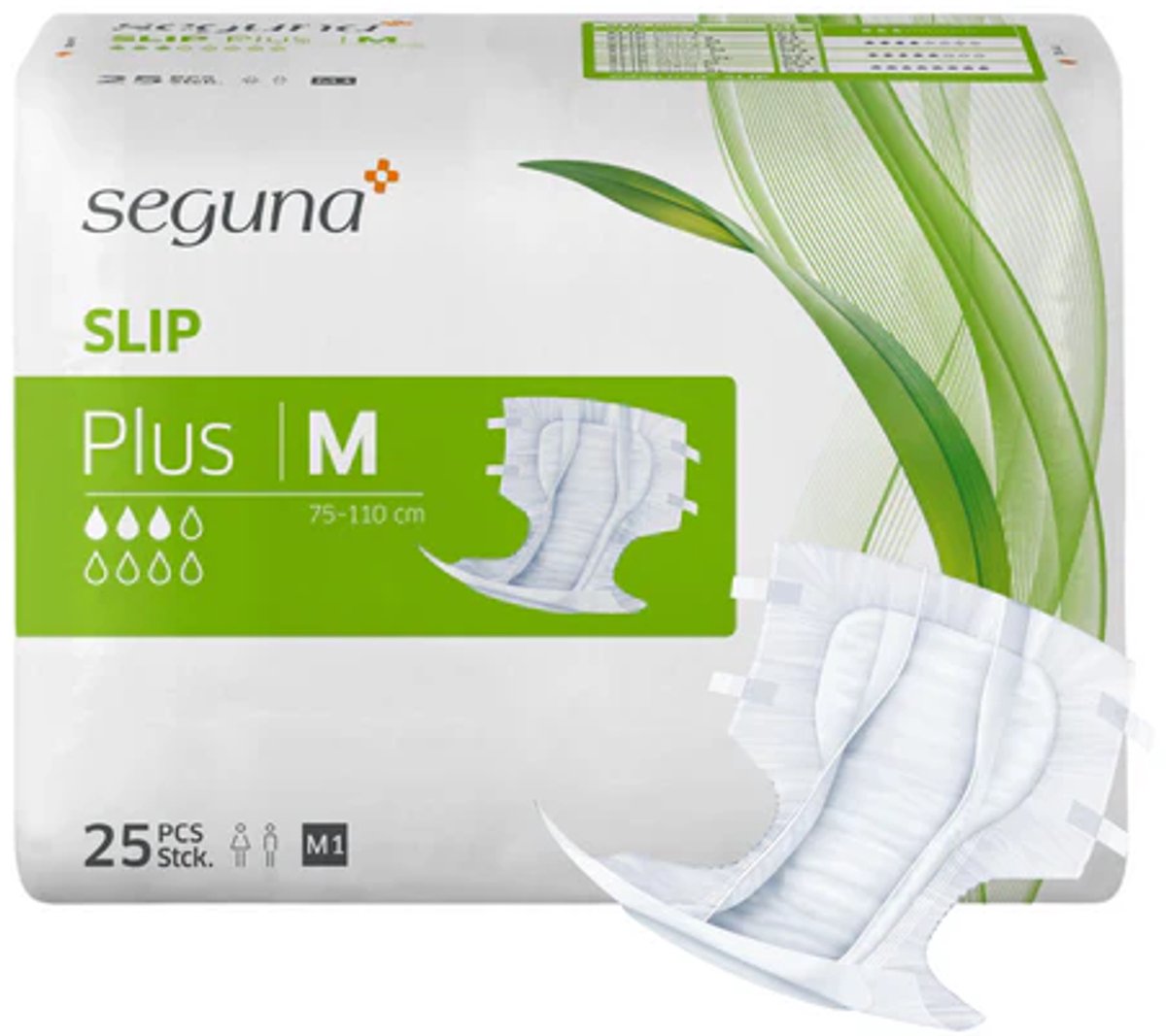 Seguna Slip Plus Medium - 1 pak van 25 stuks