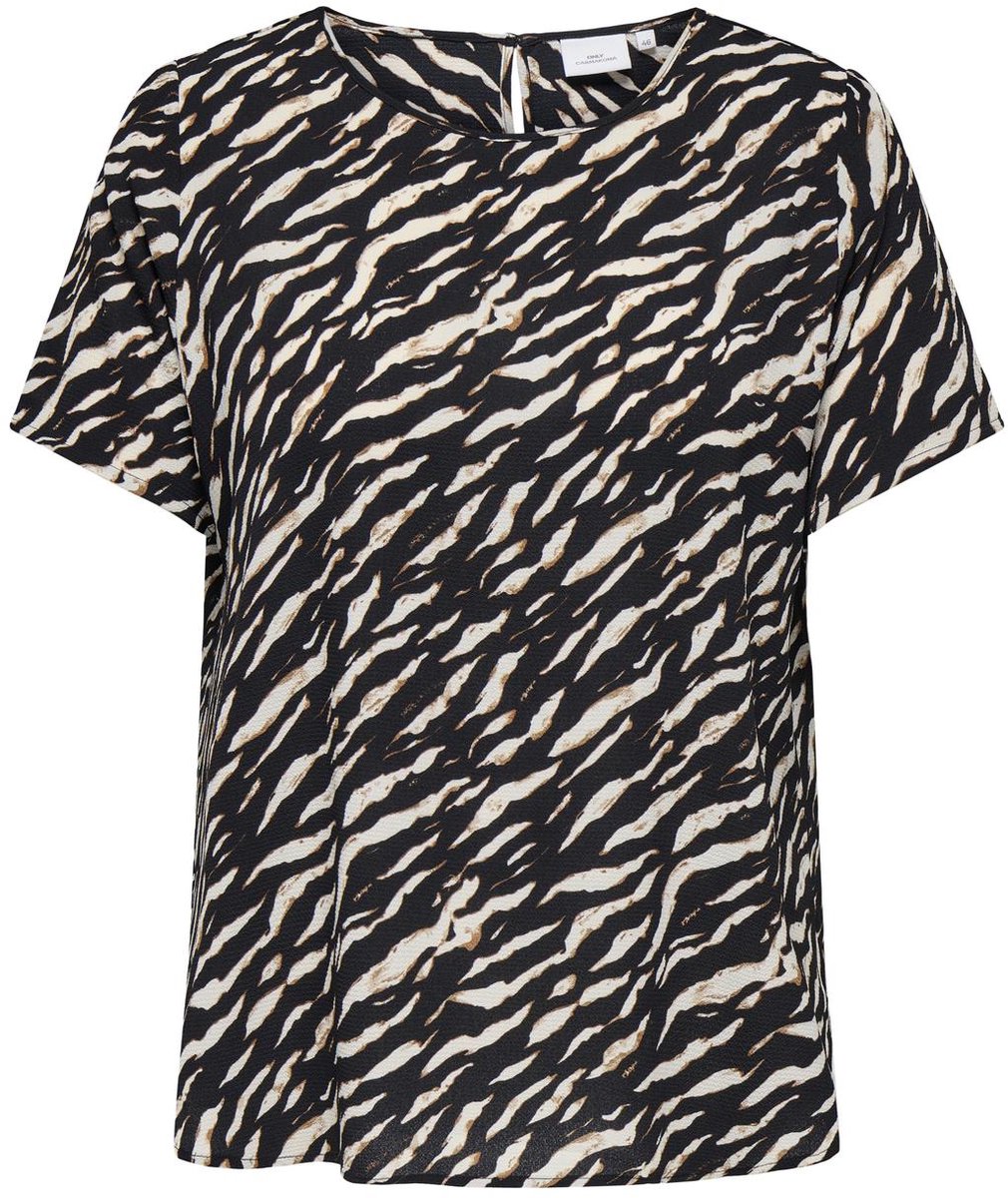 ONLY CARMAKOMA - CARVICA S/S TOP WVN NOOS Dames T-shirt