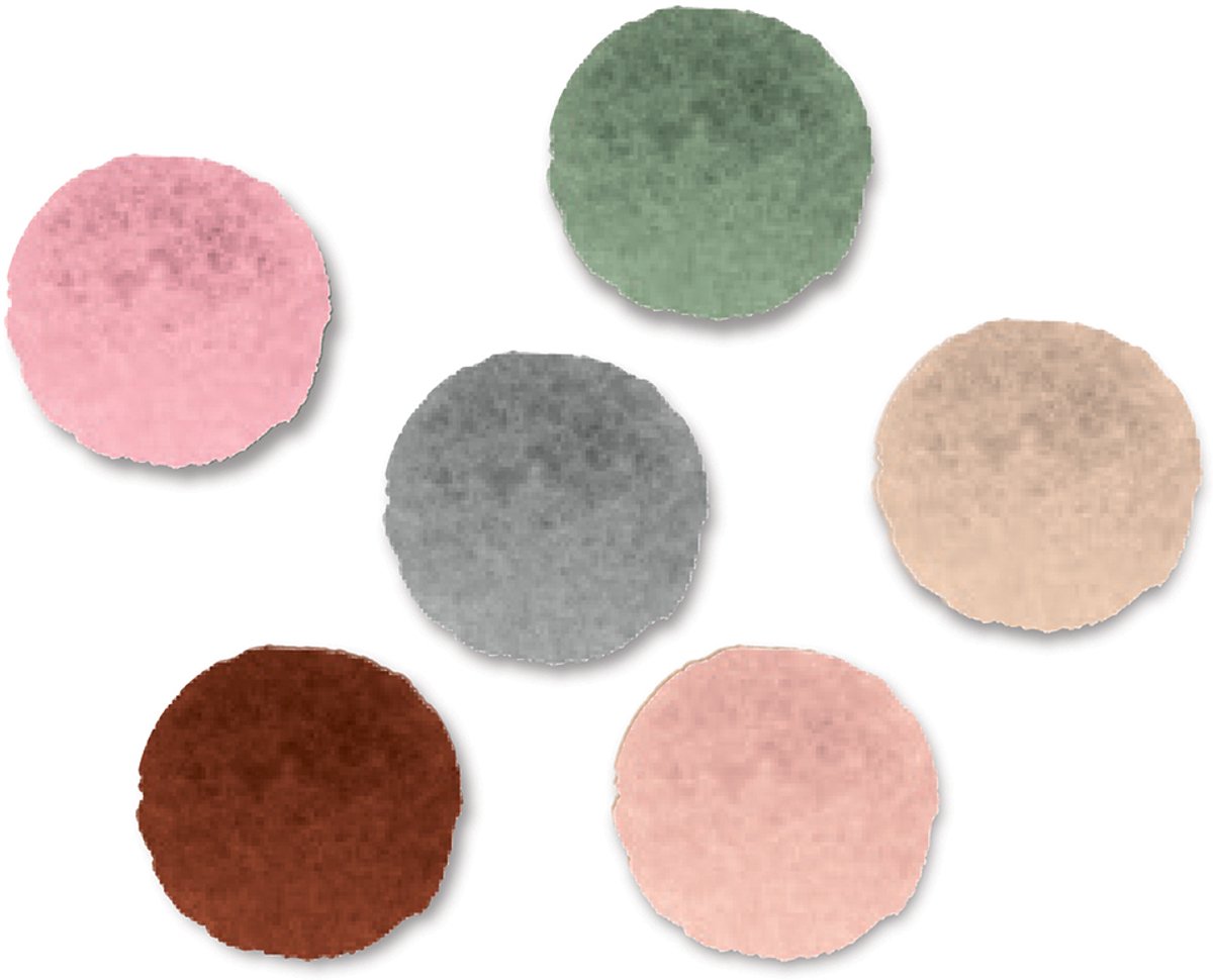 6 Pompons kleur 4 cm- Artemio