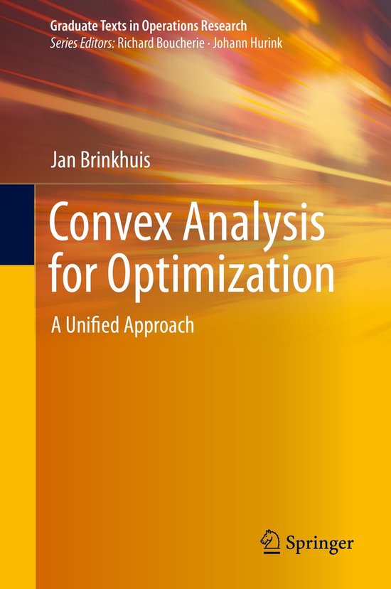 Convex Analysis for Optimization - cover