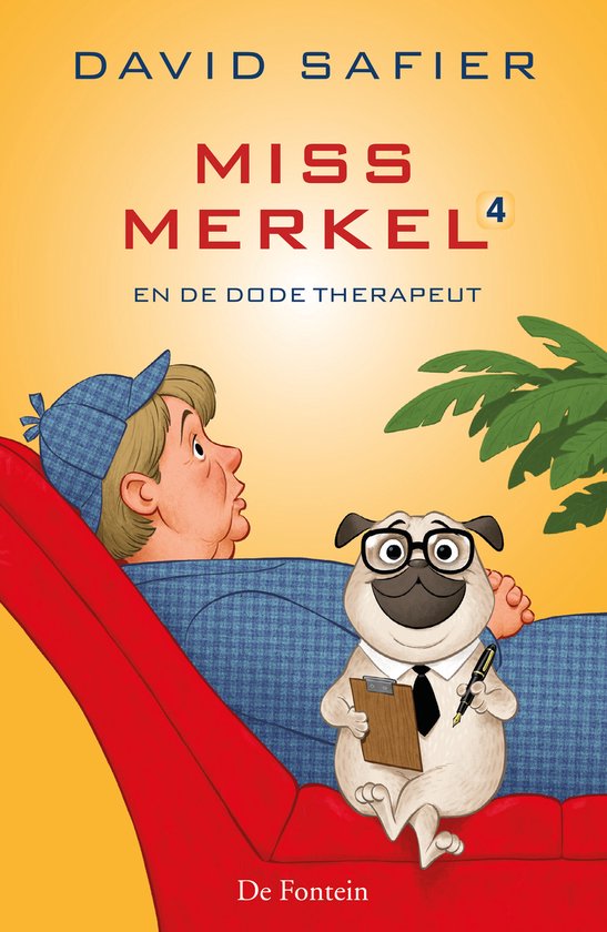 Miss Merkel 4 - Miss Merkel en de dode therapeut - cover