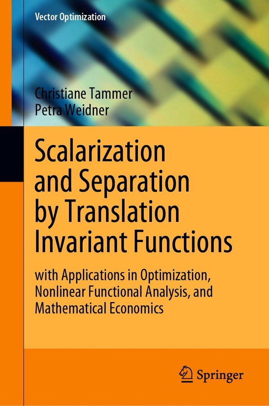 Scalarization and Separation by Translation Invariant Functi ... - cover