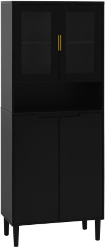 Buffetkast Engels groen design 140cm soft close - Kasten van de Koning